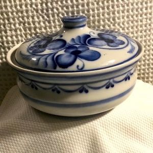 💂🏻Traditional Russian Gzhel Pottery Casket💂🏻